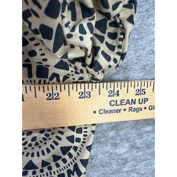 Volcom Mens XXL Short Sleeve Button-Up Shirt Beige/Black - Picture 5 of 7